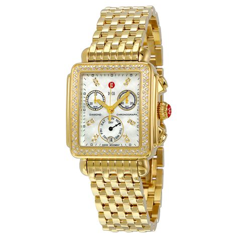 michele replica watches diamond deco|deco diamond michele watch price.